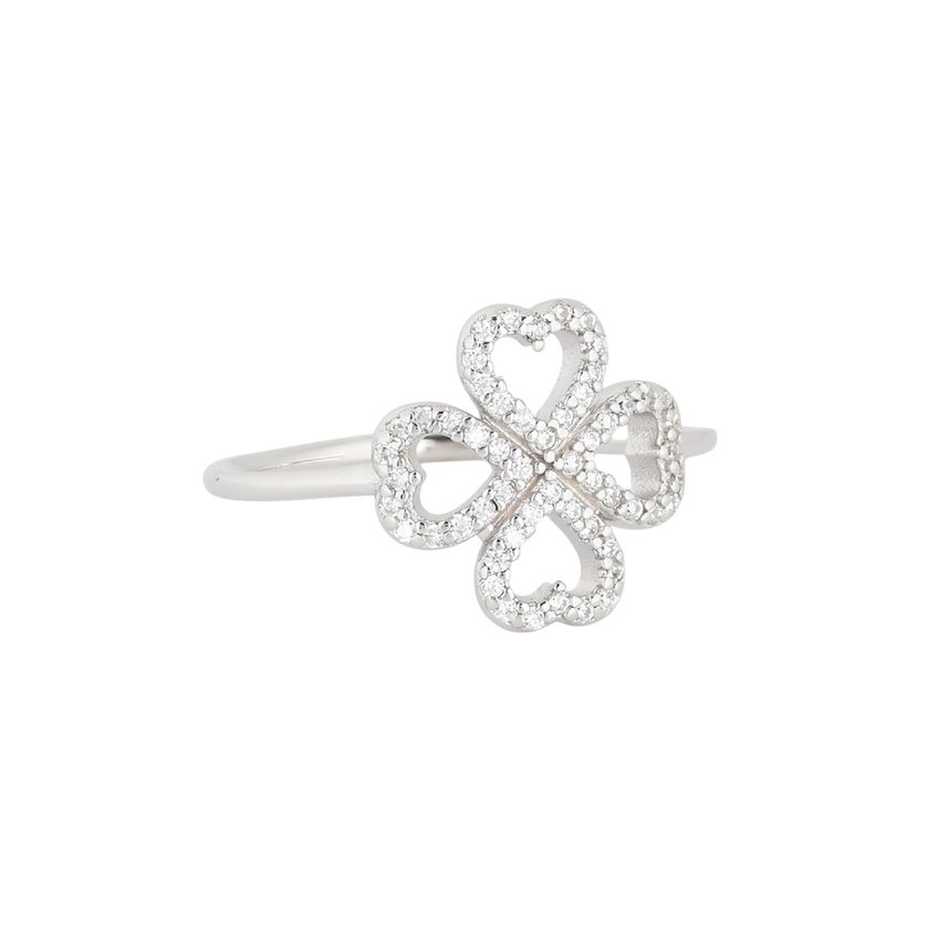 S925 ring clover GB