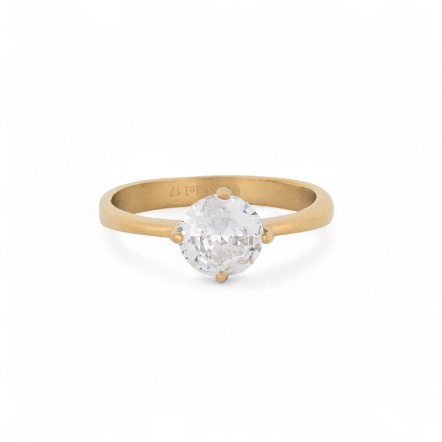 Anel Delicate com zircônia