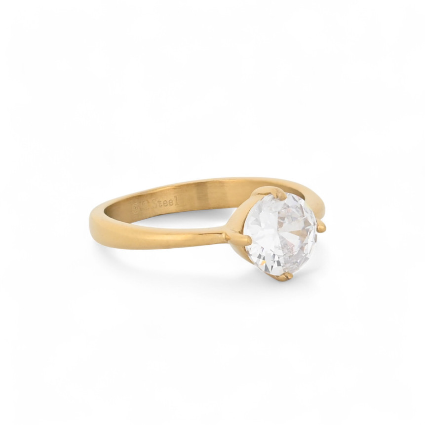 Anel Delicate com zircônia