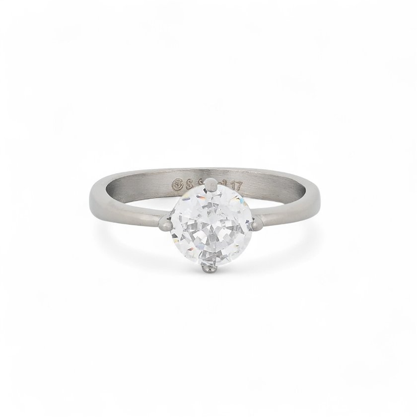 Anel Delicate com zircônia