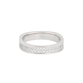 Ring Luxury square with zircons