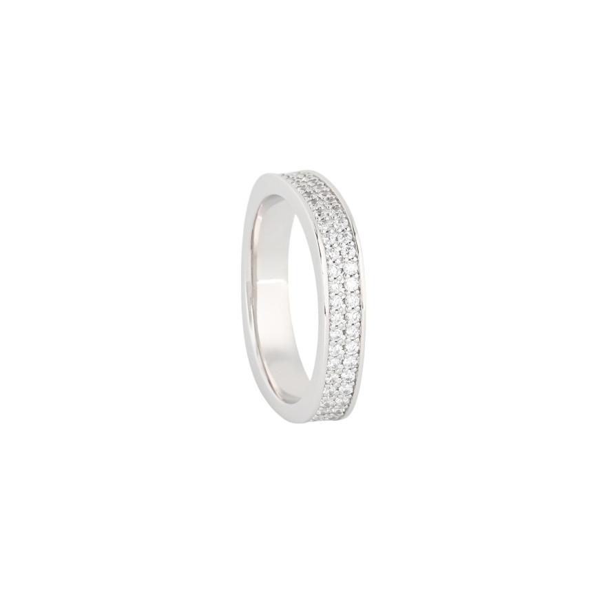 Anillo Luxury cuadrado con circonitas