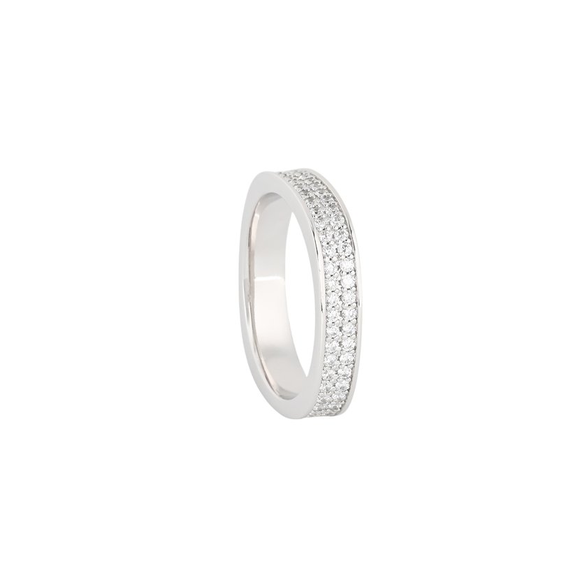Ring Luxury square with zircons