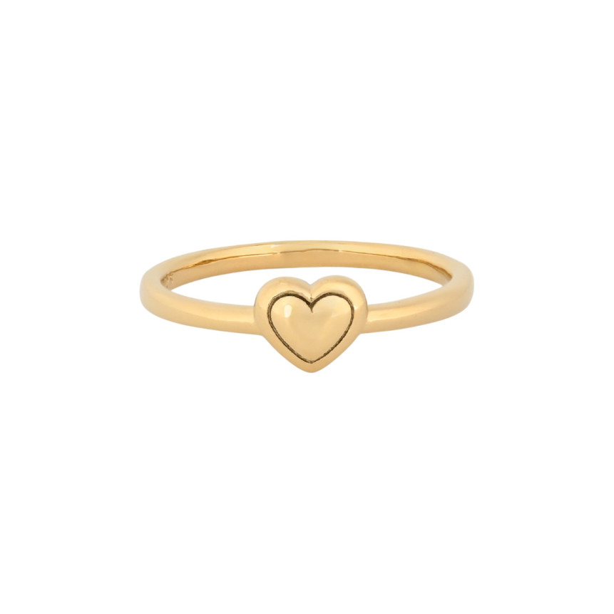 S925 basic heart ring GB