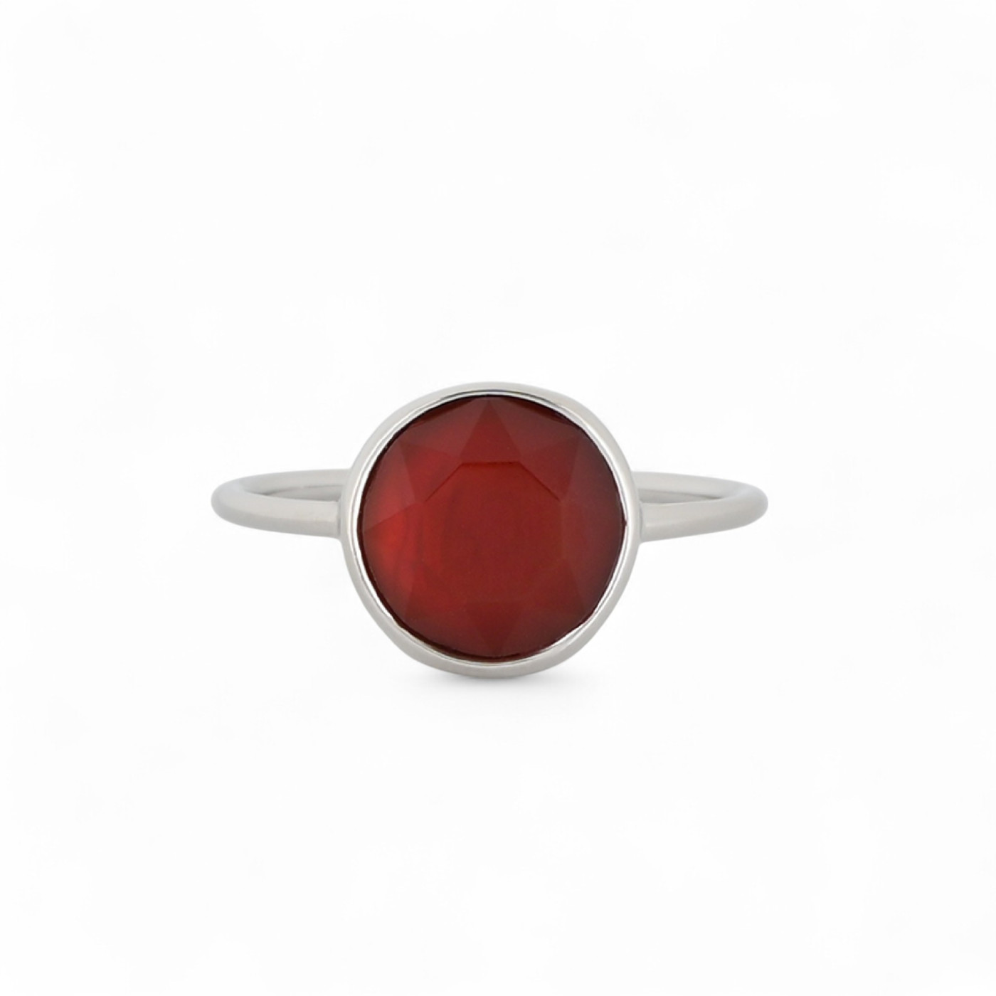 Anel Delicate com pedra natural