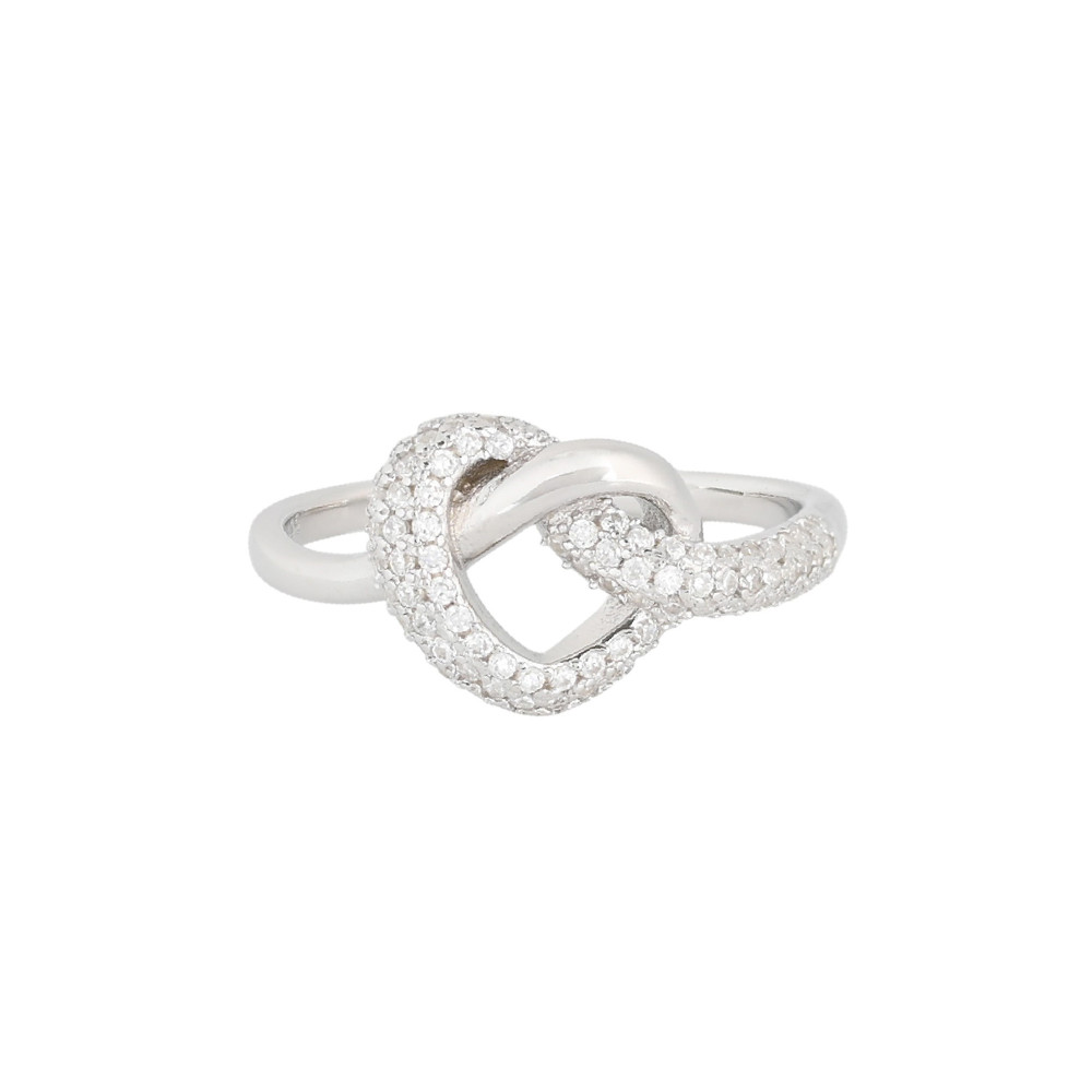 Anello S925 cuore interlacciato GB