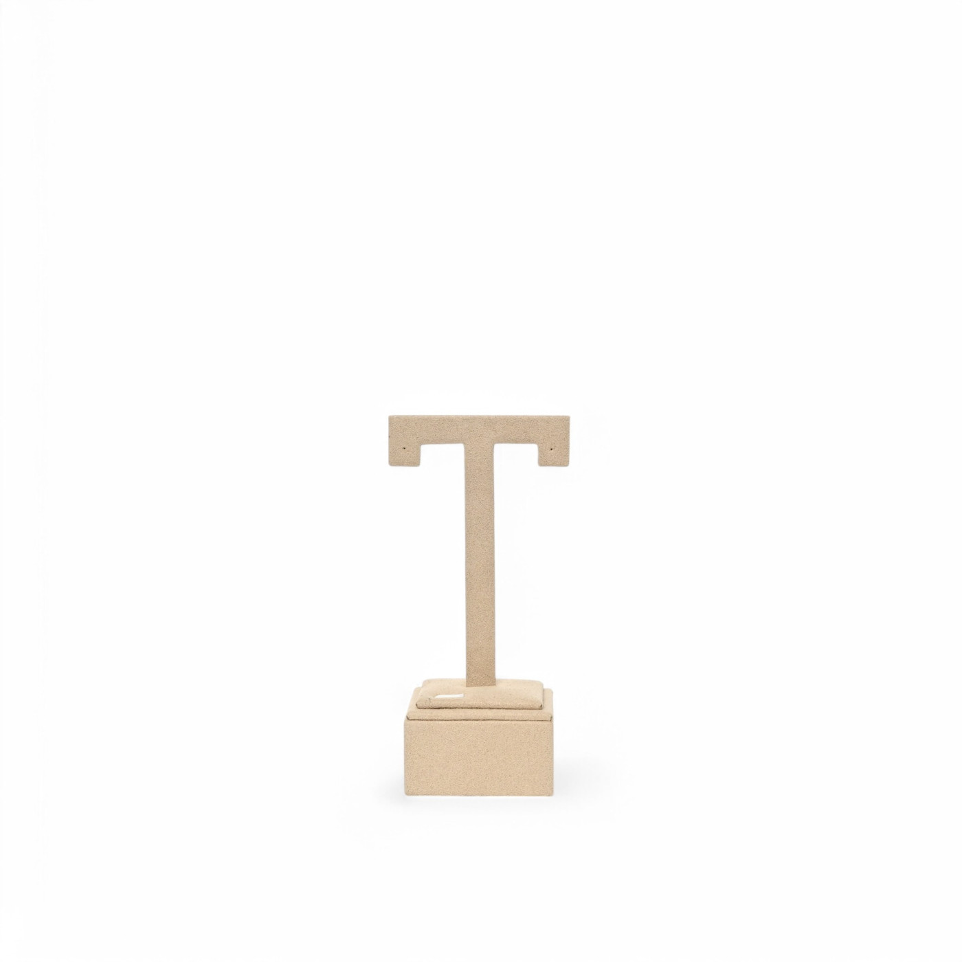 Beige earring display