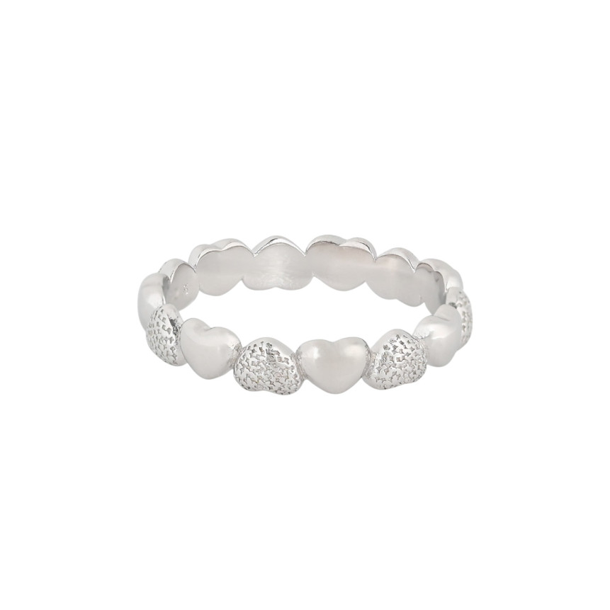 Bague en S925 cœurs GB