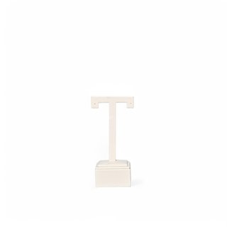 Présentoir pour boucles d'oreilles blancs