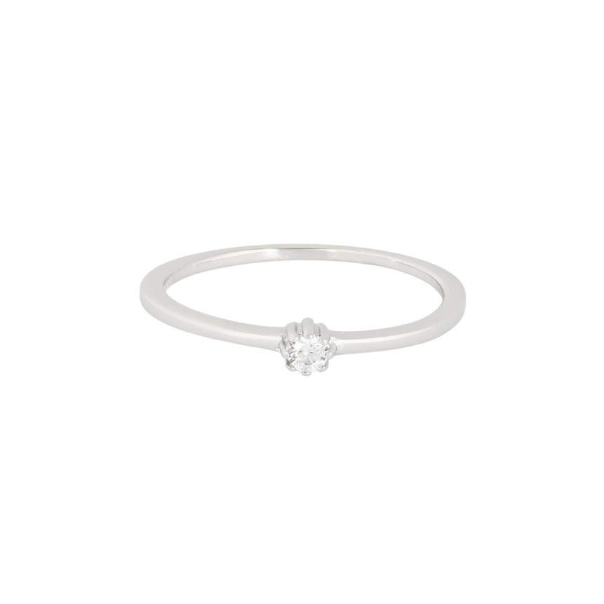 Anillo S925 solitario brillante GB