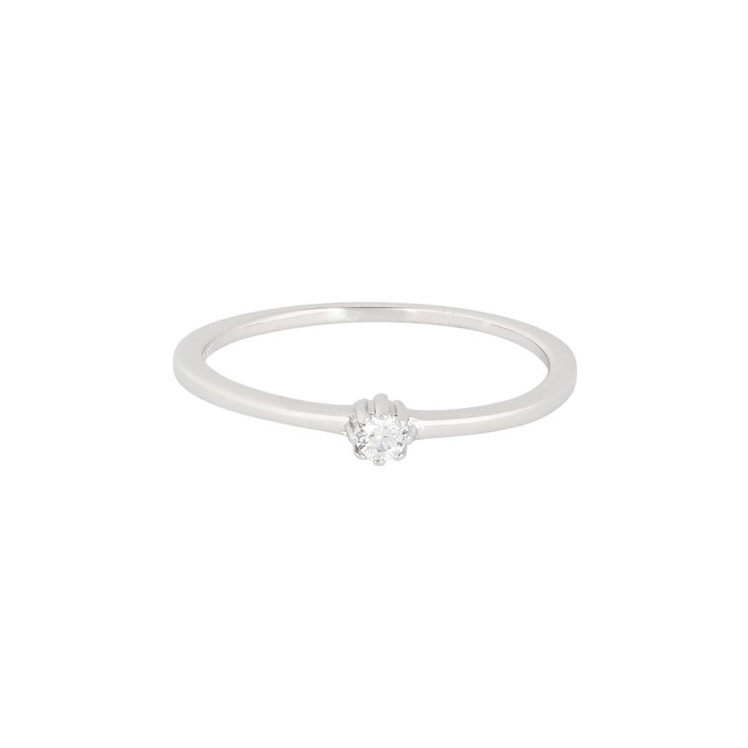 S925 ring solitaire brilliant GB