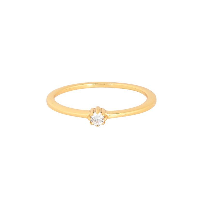 S925 ring solitaire brilliant GB