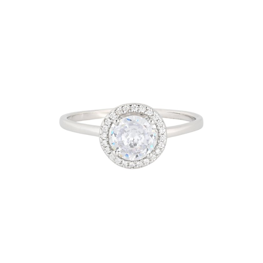 Luxury solitaire ring