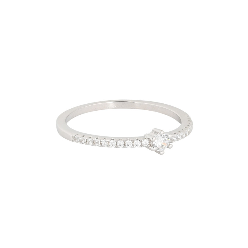 Anello Luxury stile solitario piccolo