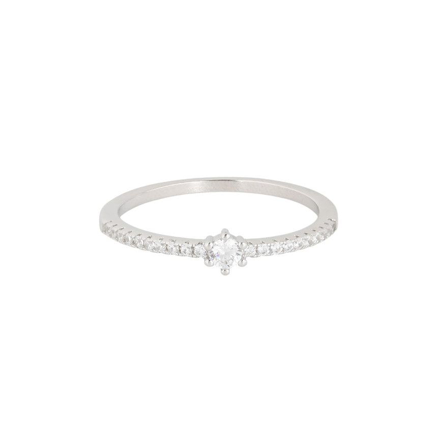Anello Luxury stile solitario piccolo