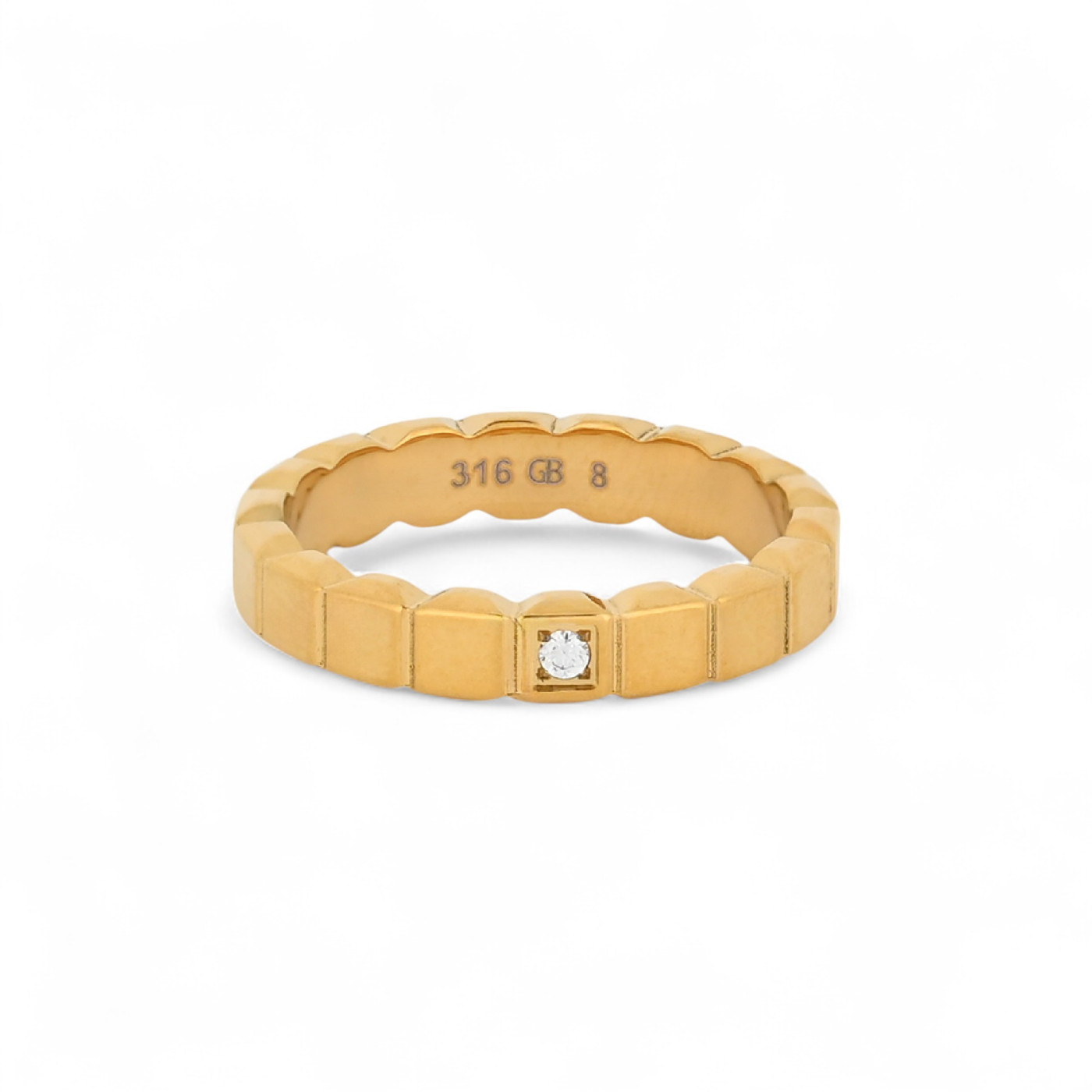 copia di Anello Belove con uno zirconia