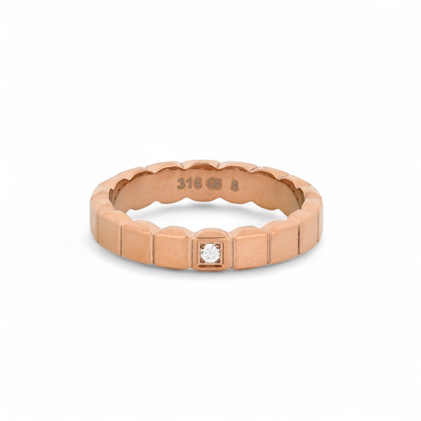 copia di Anello Belove con uno zirconia
