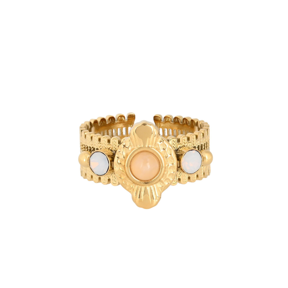 Anello regolabile acciaio boho GB