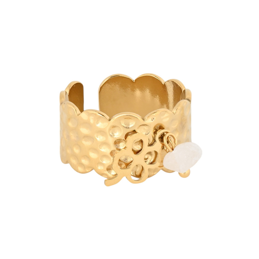 Steel adjustable ring clover GB