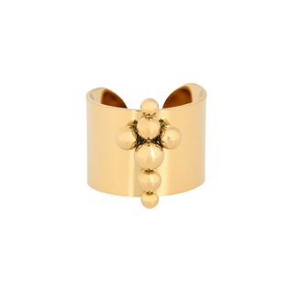 Steel adjustable ring balls cross GB