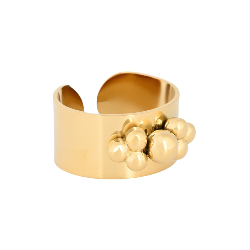 Anello regolabile acciaio palline GB