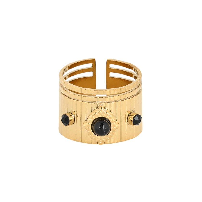 Steel adjustable ring wide GB