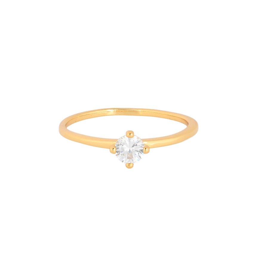 Anello solitari S925 di base GB