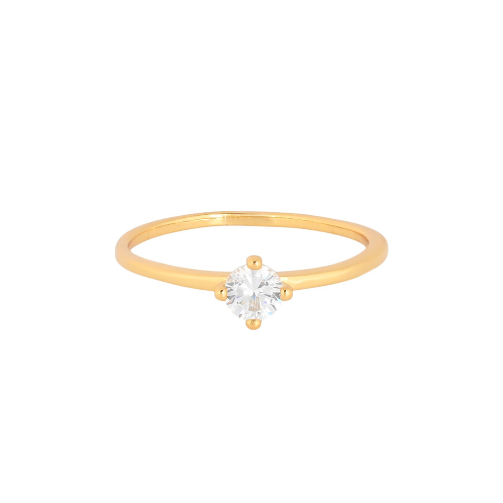 Anello solitari S925 di base GB