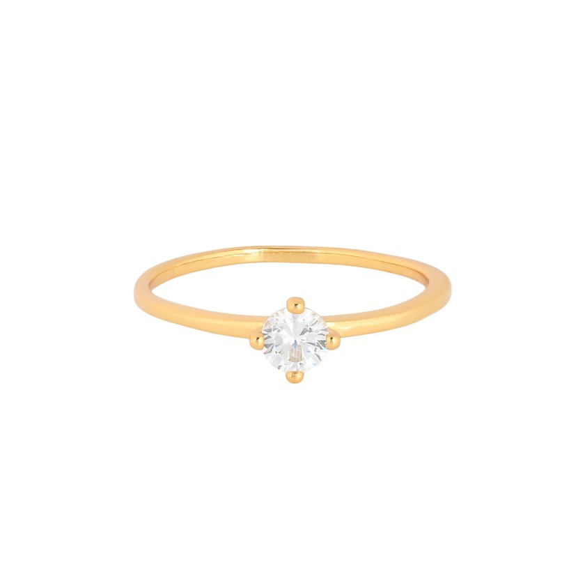 S925 solitaire ring basic GB