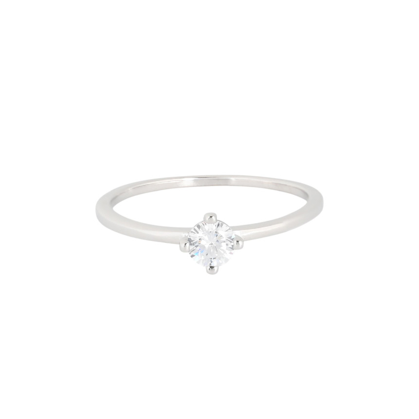 Anello solitari S925 di base GB