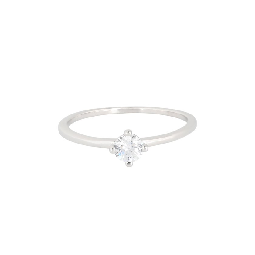 S925 solitaire ring basic GB