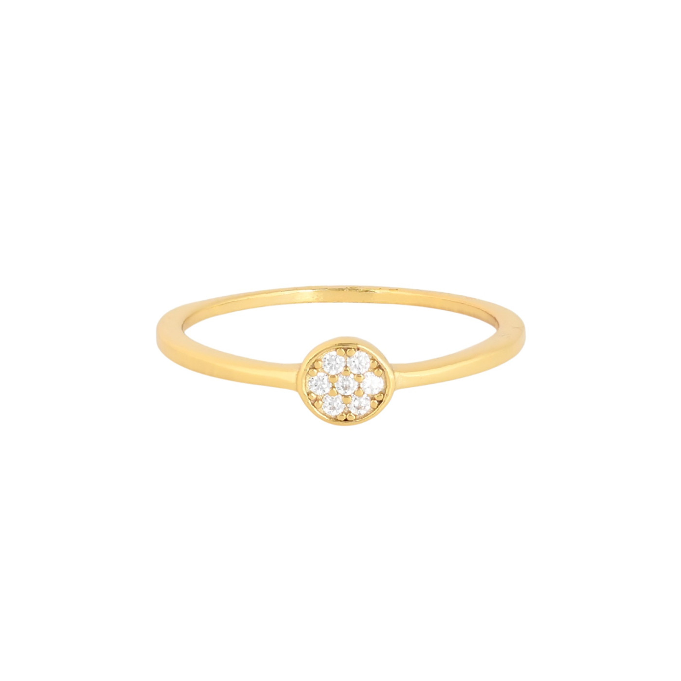 Bague solitaire S925 rond GB