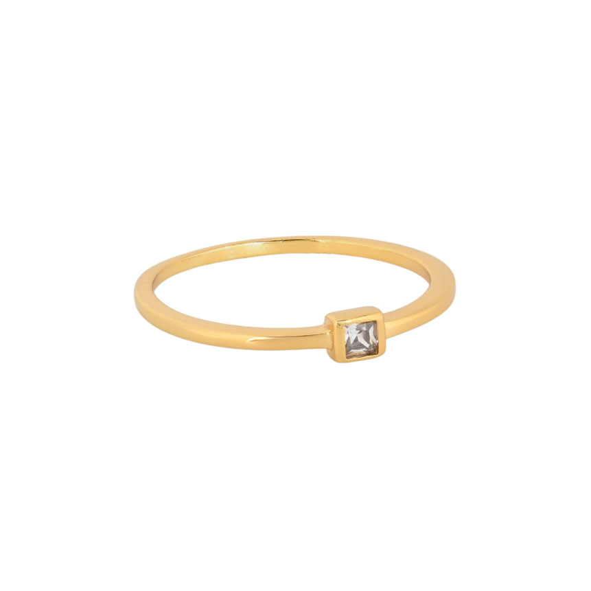 S925 solitaire ring square GB