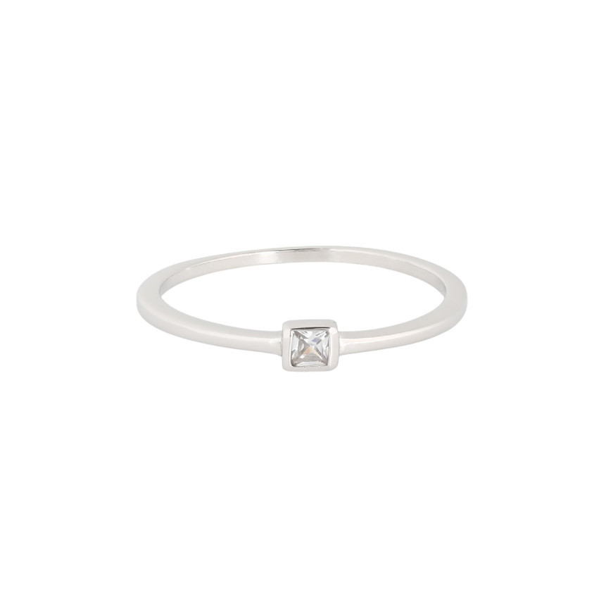 S925 solitaire ring square GB