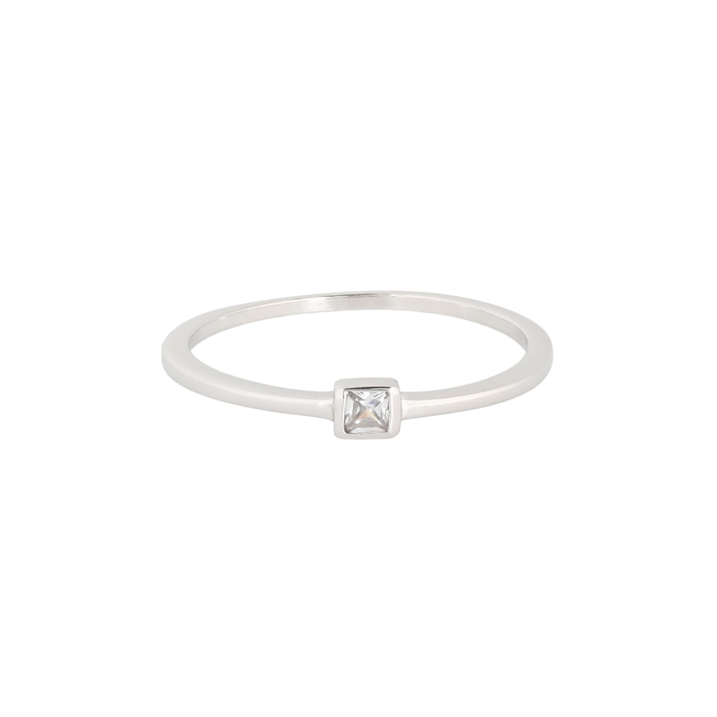 S925 solitaire ring square GB