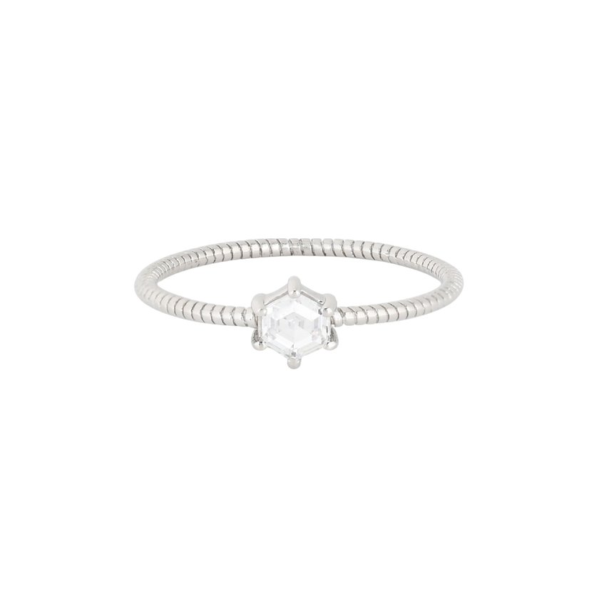 S925 solitaire ring GB