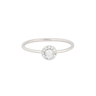 S925 solitaire ring brilliant GB