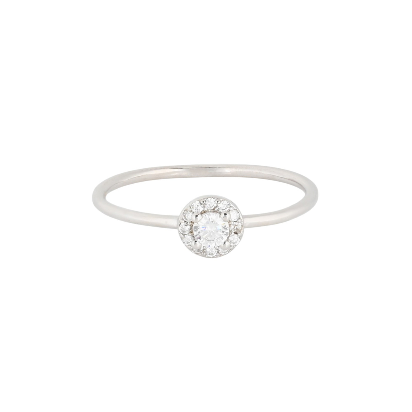 Anello solitari S925 luminosa GB