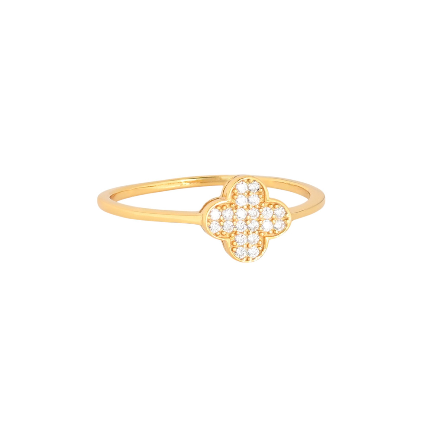 Bague S925 avec trèfle GB
