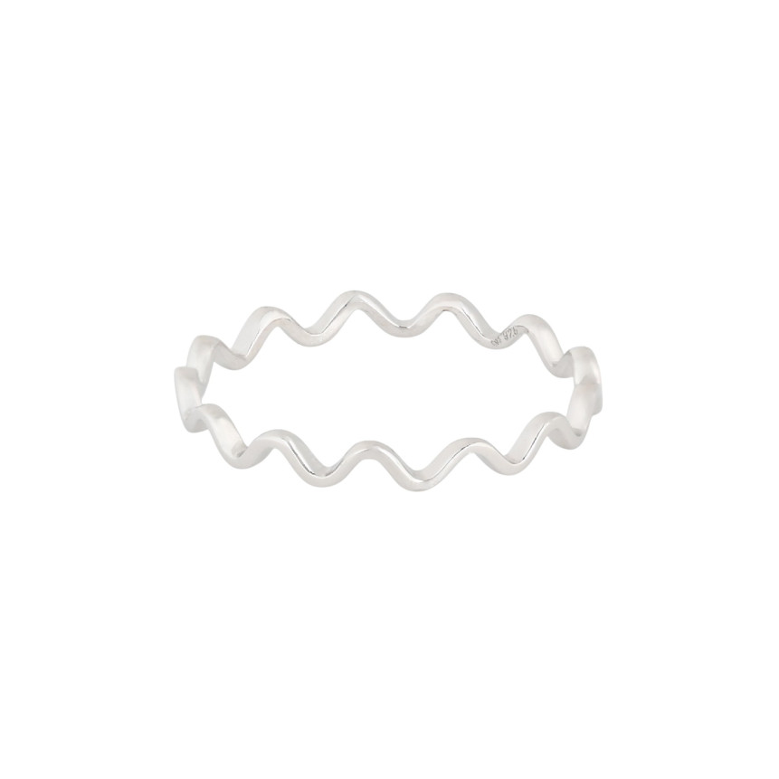 Anello S925 zigzag di base GB