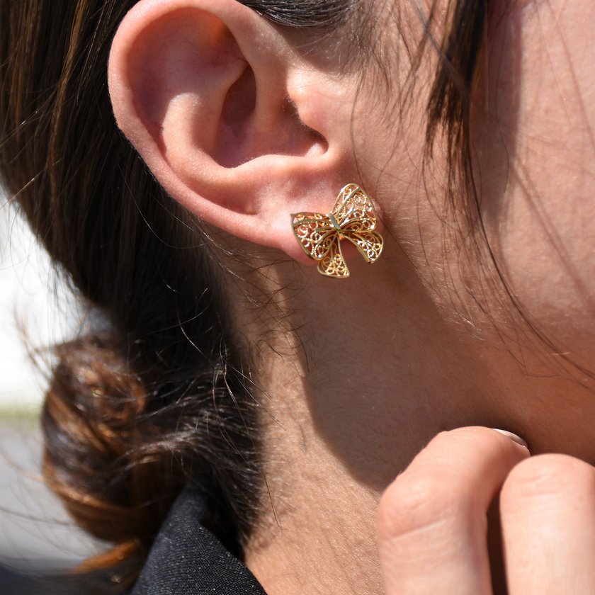 Boucles d’oreilles Encantos Nœud