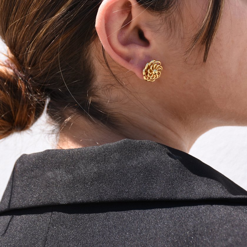 Boucles d'oreilles Encantos fleur 10MM
