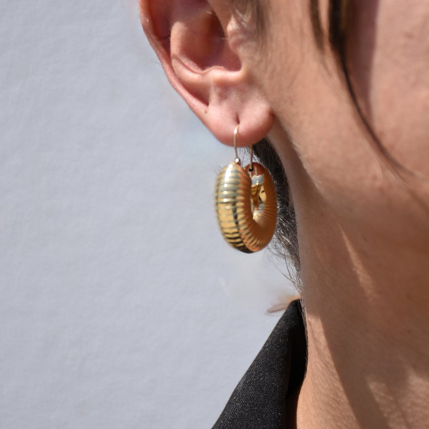 Boucles d'oreilles Encantos avec texture