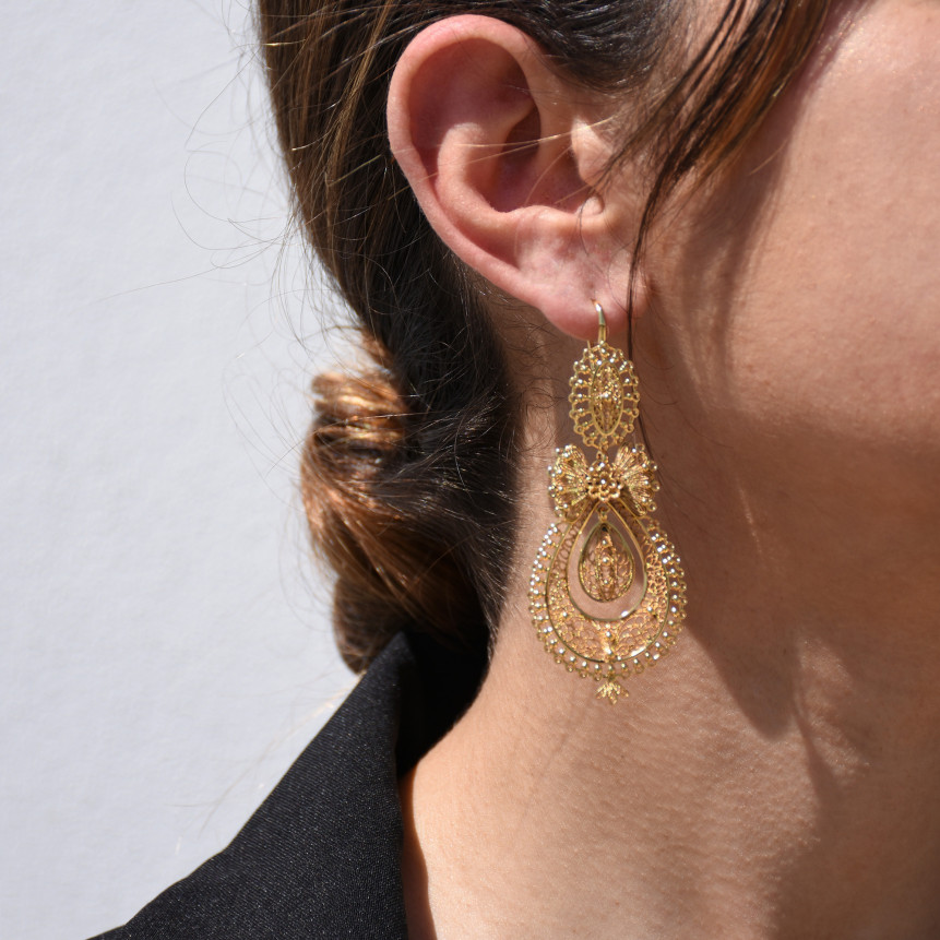 Boucles d'oreilles Encantos Portugal princesse