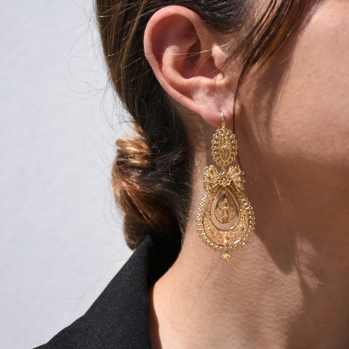 Boucles d'oreilles Encantos Portugal princesse