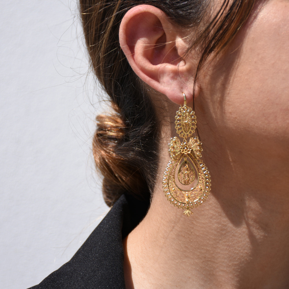Boucles d'oreilles Encantos Portugal princesse