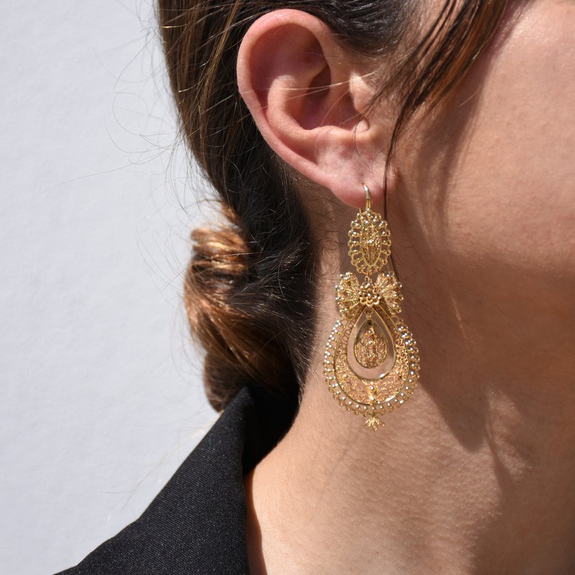 Boucles d'oreilles Encantos Portugal princesse