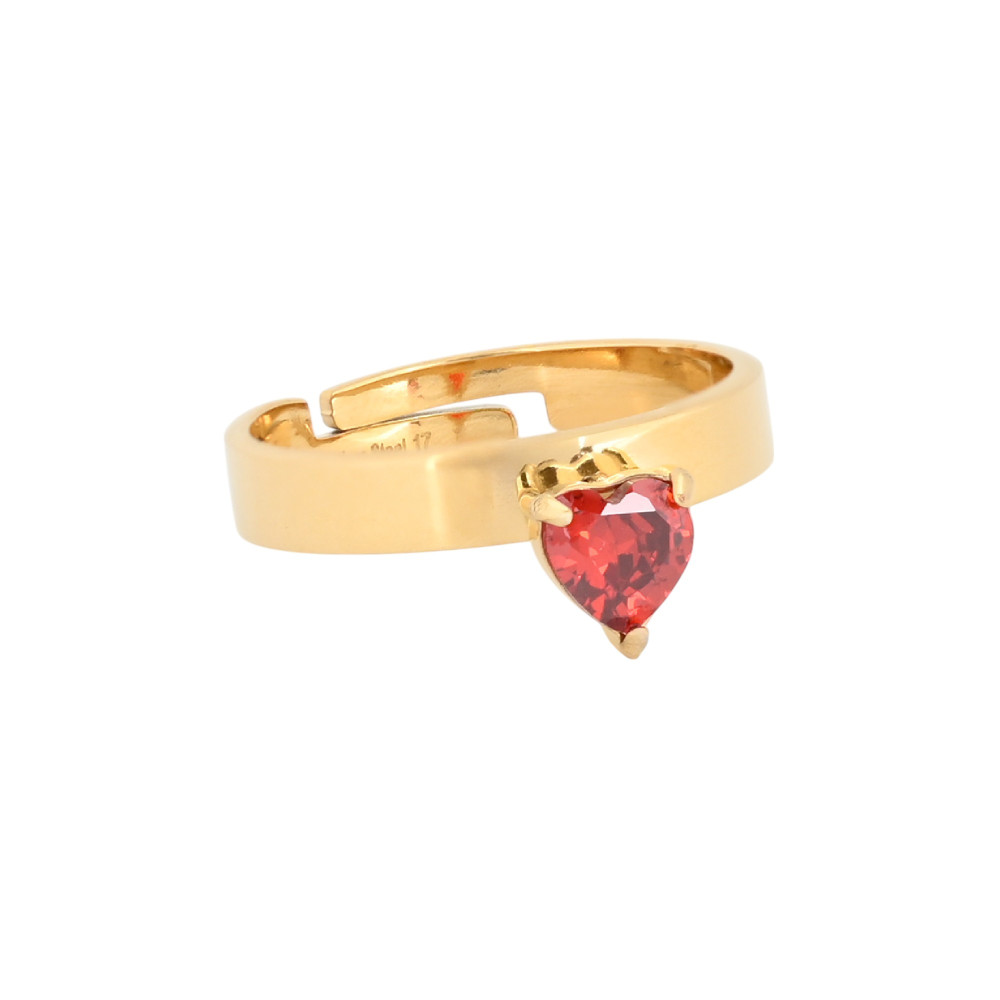 Anello regolabile acciaio forme geometriche GB