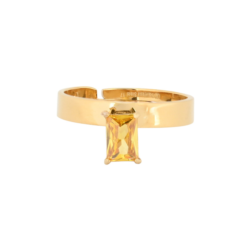 Anello regolabile acciaio forme geometriche GB