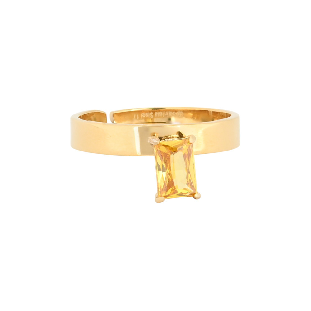 Anello regolabile acciaio forme geometriche GB